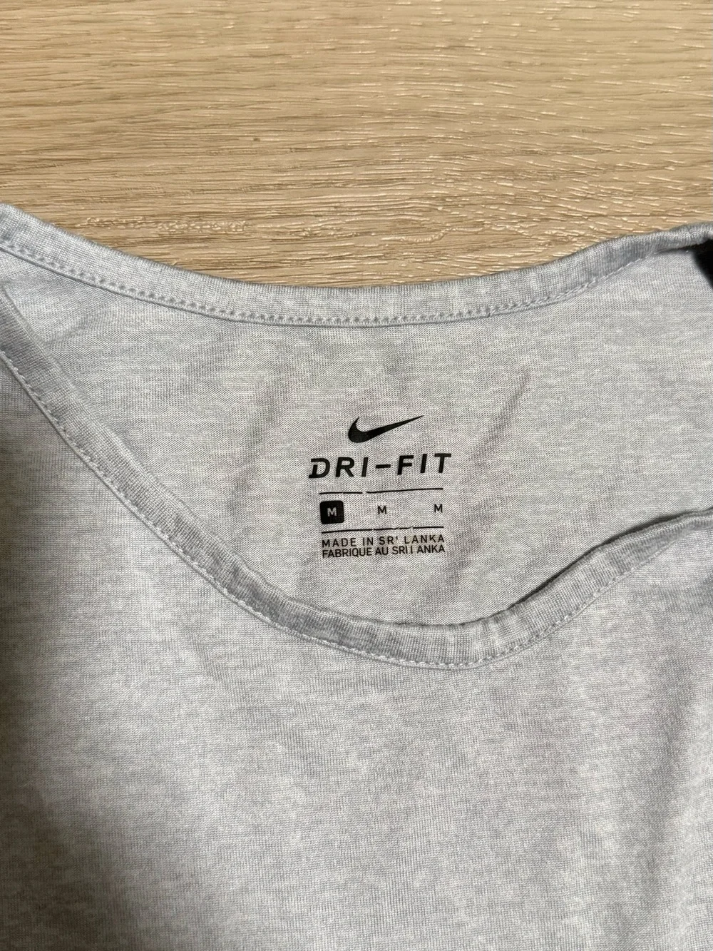 Nike Women’s Light Gray Dri-FIT Athletic Tank